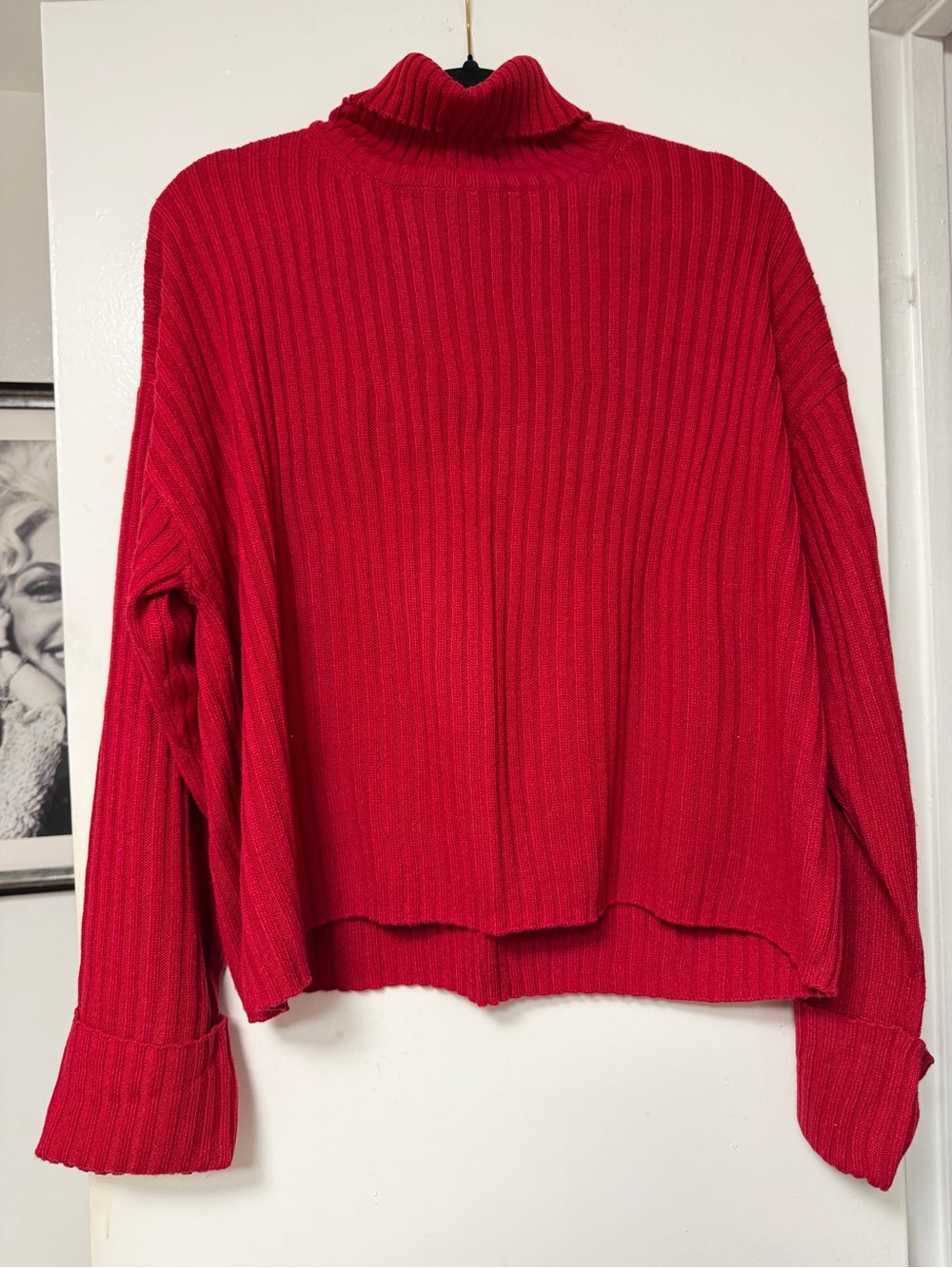 Torrid Ribbed Red Sweater Skirt and Turtleneck Set NWT - Women's 1X - Picture 12 of 12